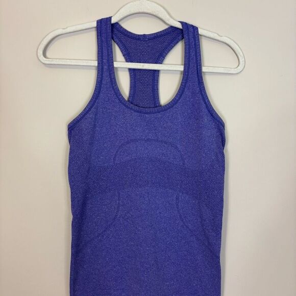Lululemon Purple Swiftly Tech Racerback Tank Top Size 6 - Picture 3 of 6